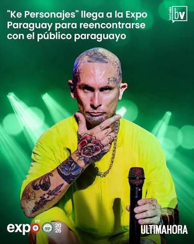 🎶🔥 ¡Ke Personajes llega a la Expo Paraguay ARP 2026!